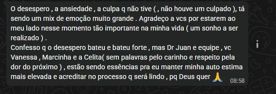 Relato real de paciente atendida pela Catia, imagem 7